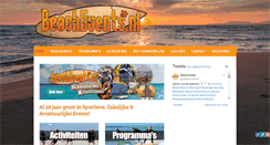 Desktop Screenshot of beachevents.nl