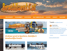 Tablet Screenshot of beachevents.nl